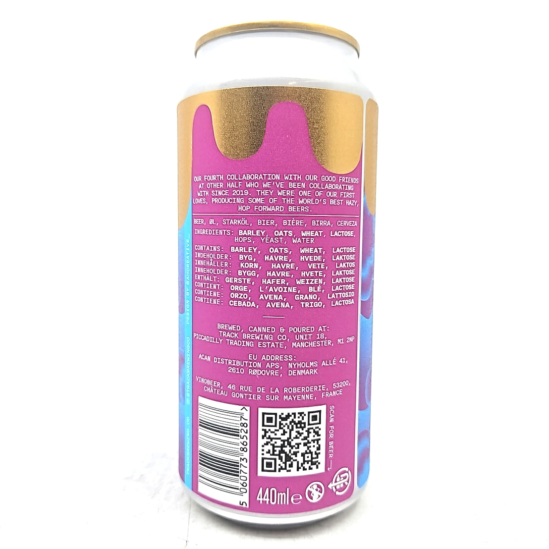 Track x Other Half Daydreaming of Gold Top Double IPA 8.4% (440ml)-Hop Burns & Black