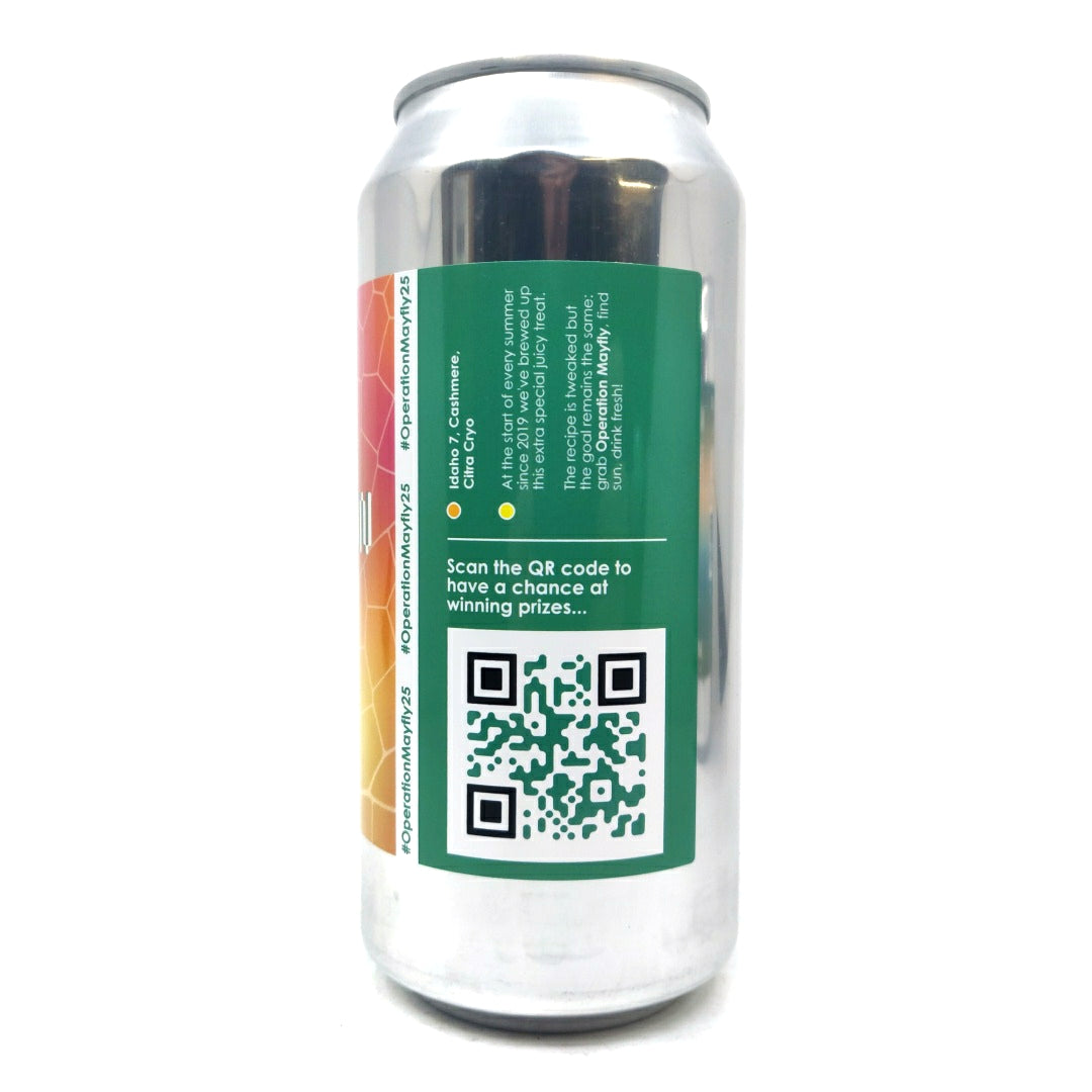 Neon Raptor Operation Mayfly 25 New England IPA 5% (440ml can)-Hop Burns & Black