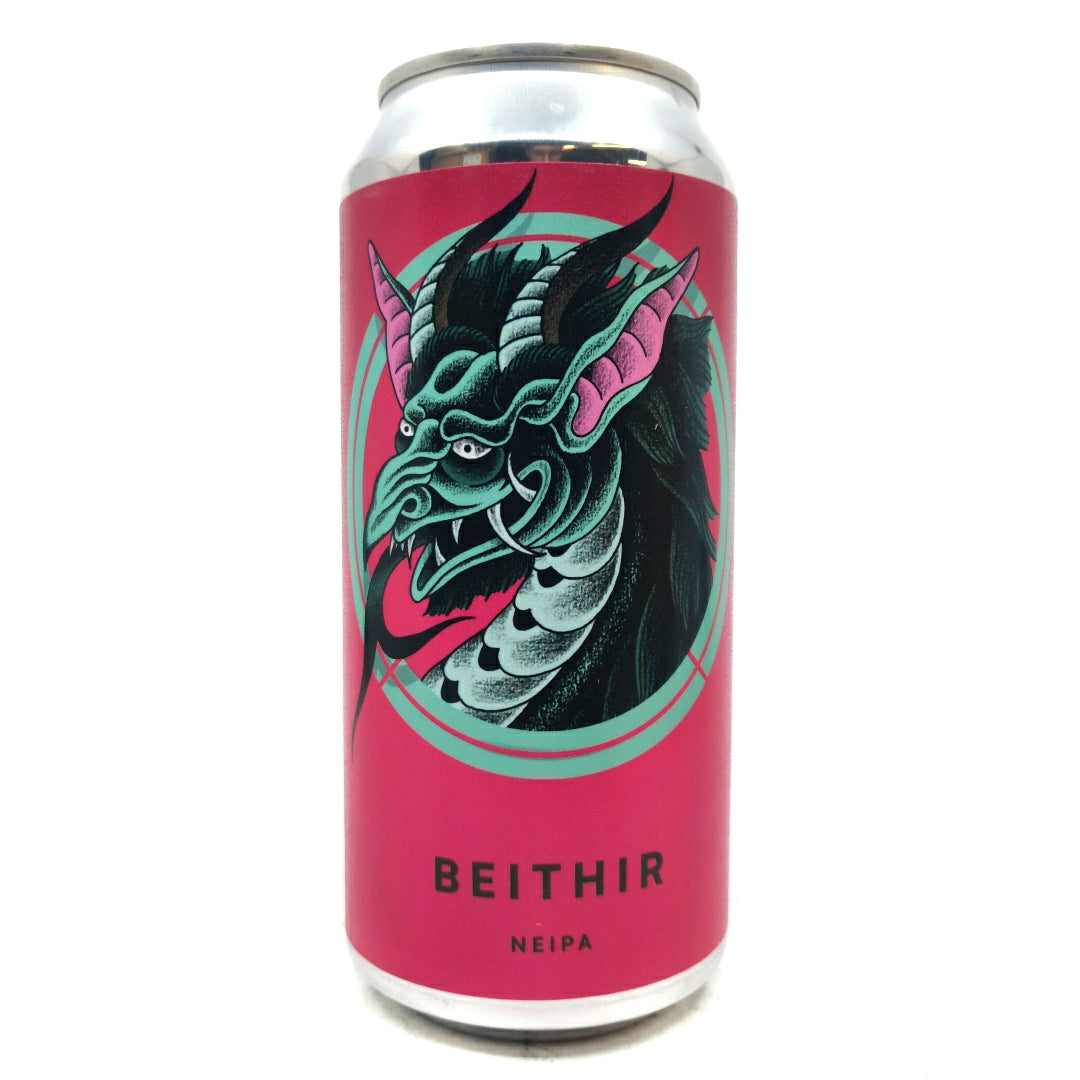 Otherworld Beithir New England IPA 6.3% (440ml can)-Hop Burns & Black