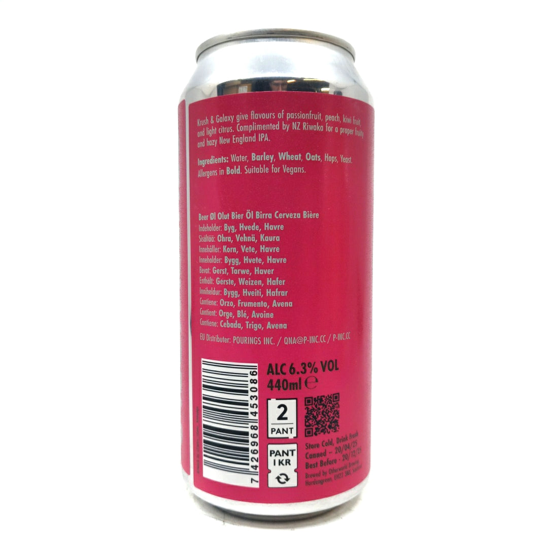 Otherworld Beithir New England IPA 6.3% (440ml can)-Hop Burns & Black