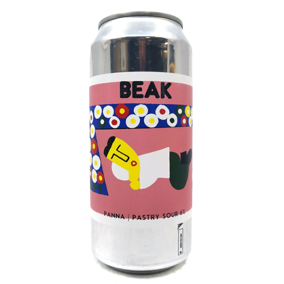 Beak Brewery Panna Pastry Sour 6% (440ml can)-Hop Burns & Black
