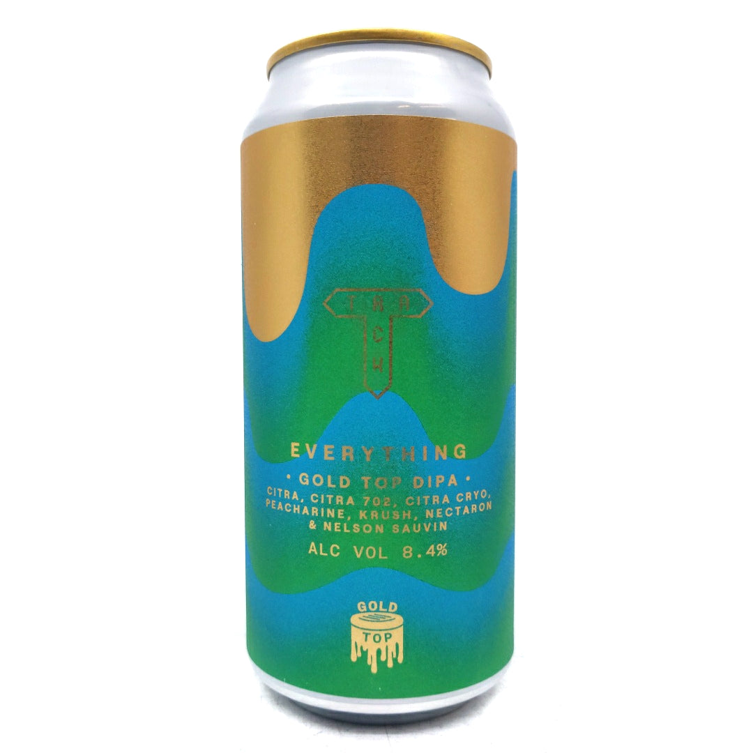 Track Everything Gold Top Double IPA 8.4% (440ml)-Hop Burns & Black