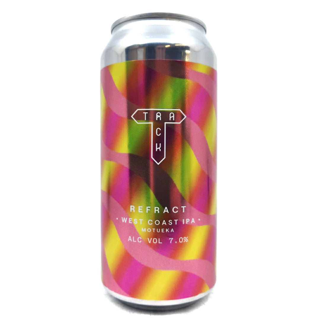 Track Refract West Coast IPA 7% (440ml can)-Hop Burns & Black