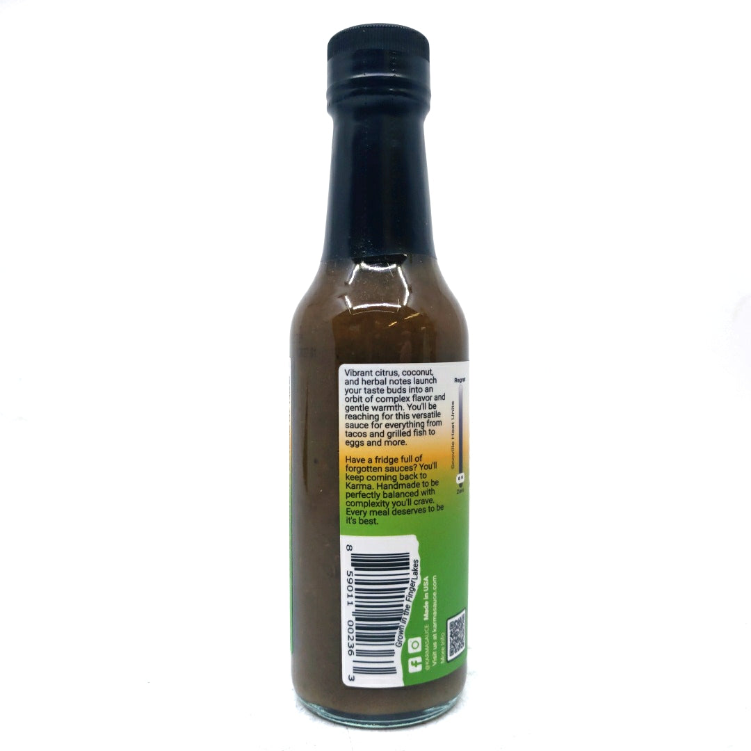 Karma Lift Off Green Thai Vibes Hot Sauce (148ml)-Hop Burns & Black