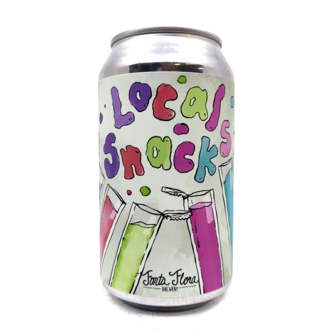 Fonta Flora Local Snacks Wild Ale 6.4% (355ml can)-Hop Burns & Black