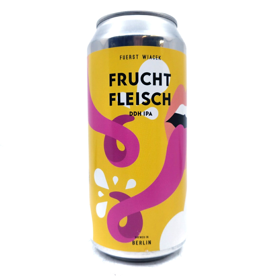 Fuerst Wiacek x Weldwerks Fruchtfleisch IPA 6.8% (440ml can)-Hop Burns & Black