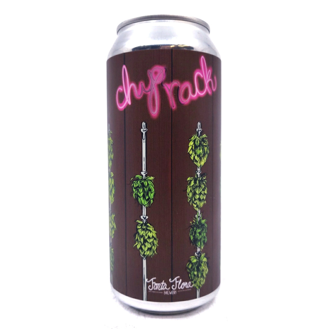 Fonta Flora Chip Rack West Coast IPA 7% (473ml can)-Hop Burns & Black