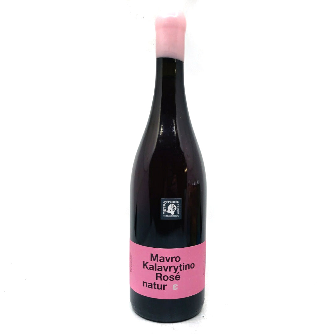 Tetramythos Mavro Kalavryta Rose Natur 2024 12.5% (750ml)-Hop Burns & Black