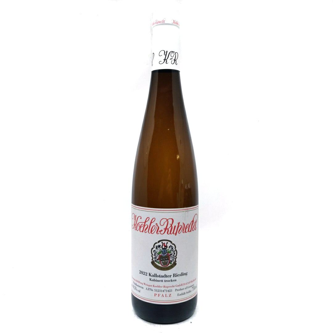 Koehler-Ruprecht Kallstadter Riesling Kabinett Trocken 2022 10.5% (750ml)-Hop Burns & Black