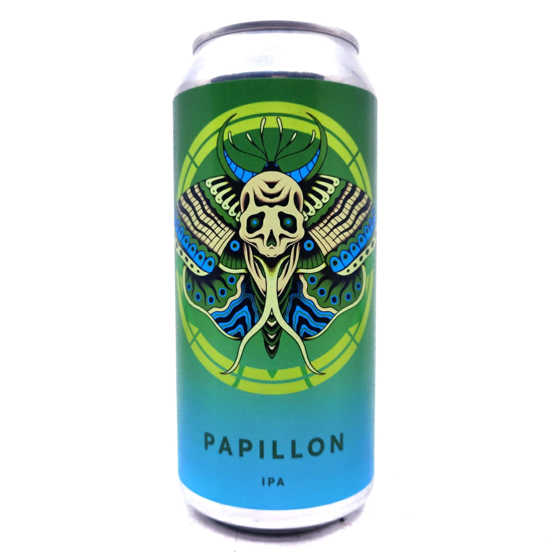 Otherworld Papillon IPA 5.5% (440ml can)-Hop Burns & Black