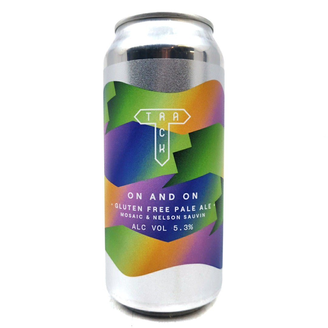 Track On & On Pale Ale 5.3% (440ml can)-Hop Burns & Black
