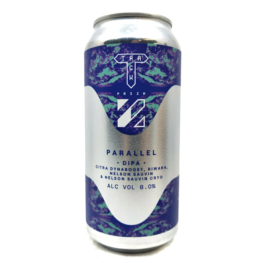 Track x Prism Parallel Double IPA 8% (440ml can)-Hop Burns & Black