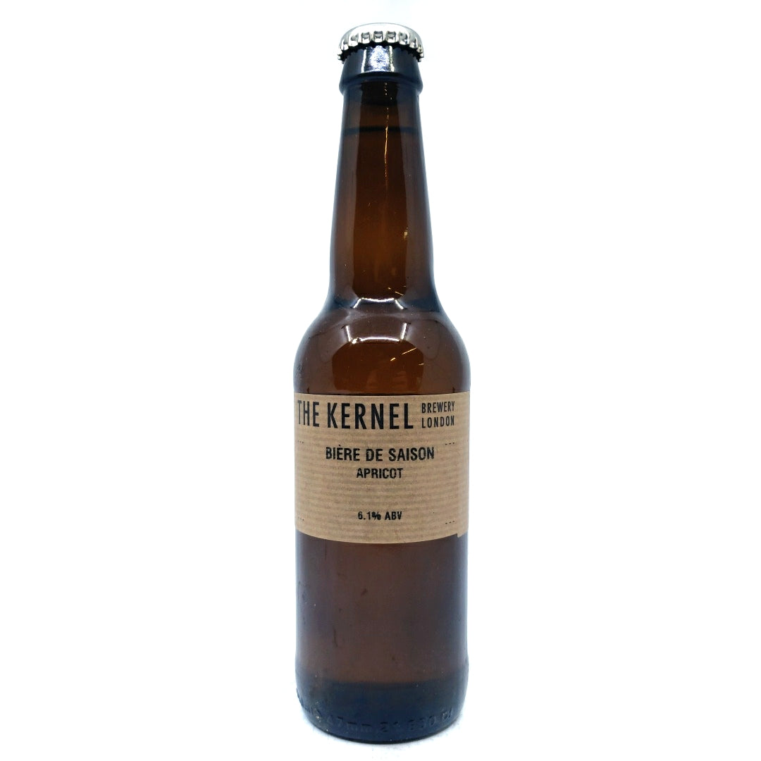 Kernel Biere de Saison Apricot 6.1% (330ml)-Hop Burns & Black