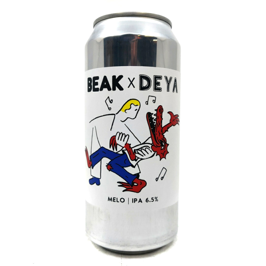 Beak Brewery x DEYA Melo IPA 6.5% (440ml can)-Hop Burns & Black