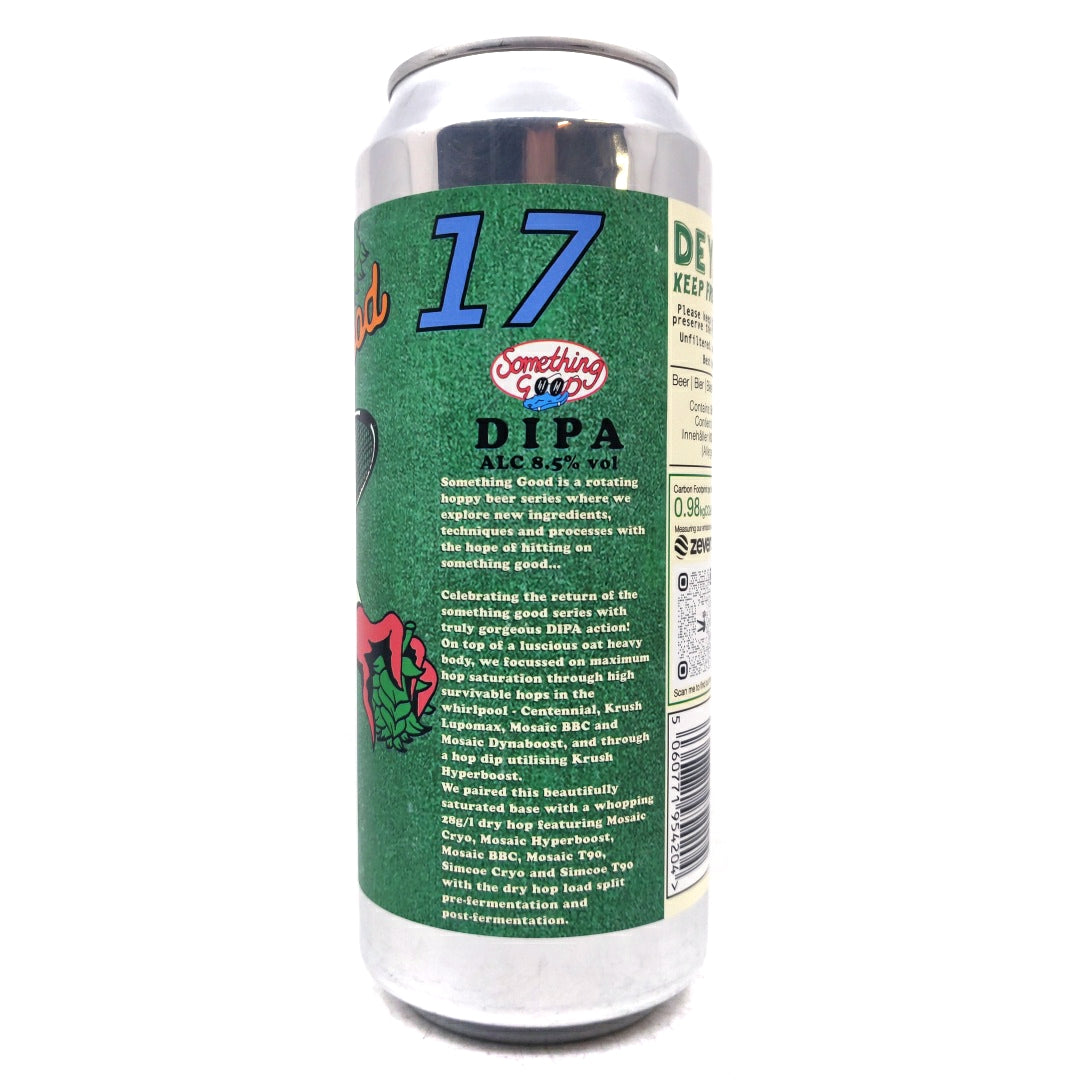 DEYA Something Good 17 Double IPA 8.5% (500ml can)-Hop Burns & Black