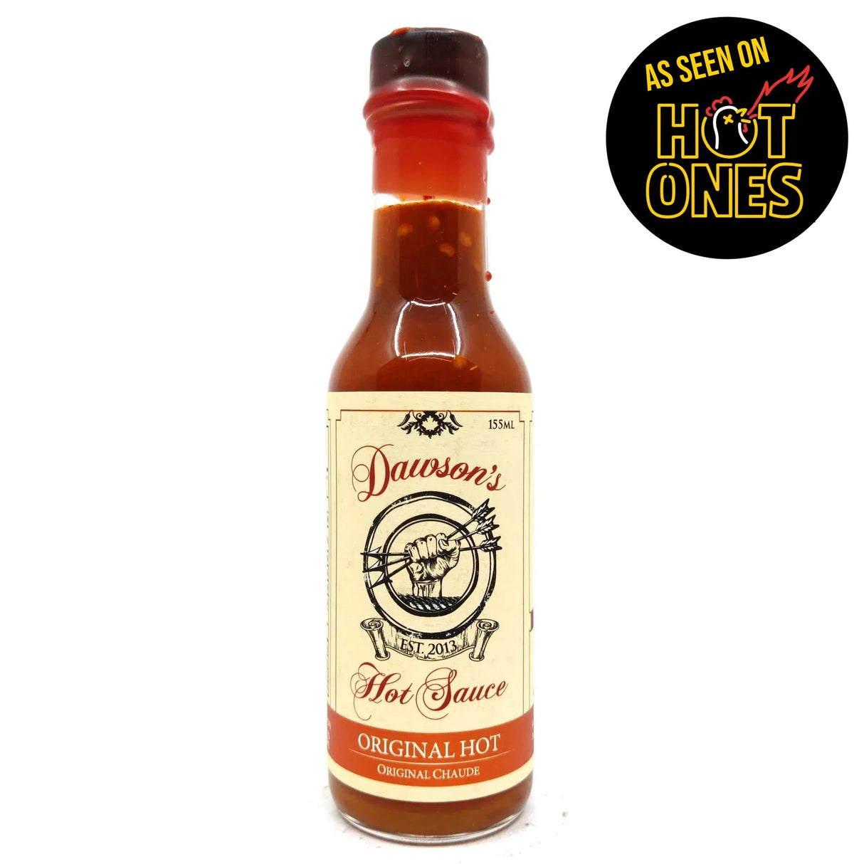 Dawson's Original Hot Sauce (148ml)-Hop Burns & Black