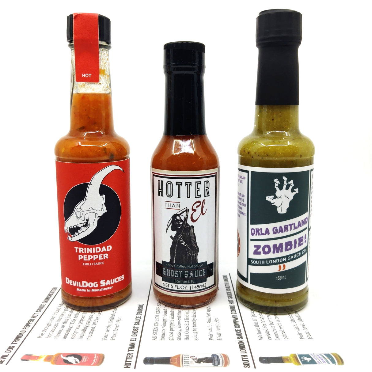 6 month bi-monthly (3 boxes) pre-paid Burns Box GIFT hot sauce subscription-Hop Burns & Black