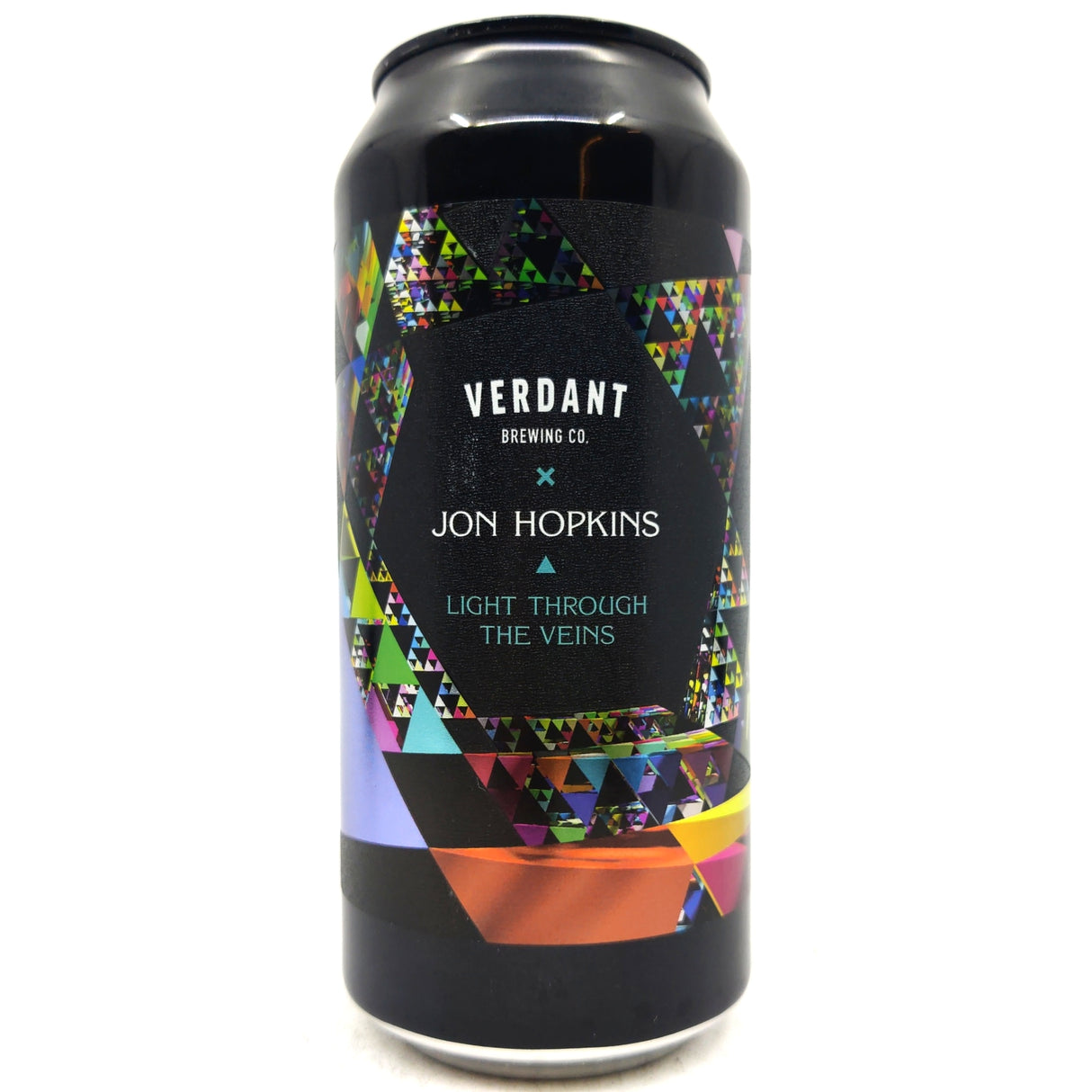 Verdant x Jon Hopkins Light Through The Veins Double IPA 9% (440ml can)-Hop Burns & Black