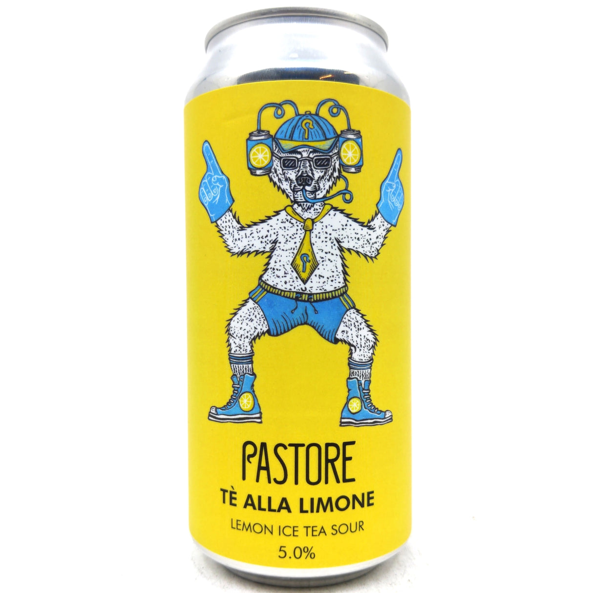 Pastore Te Alla Limone Sour 5% (440ml can)-Hop Burns & Black