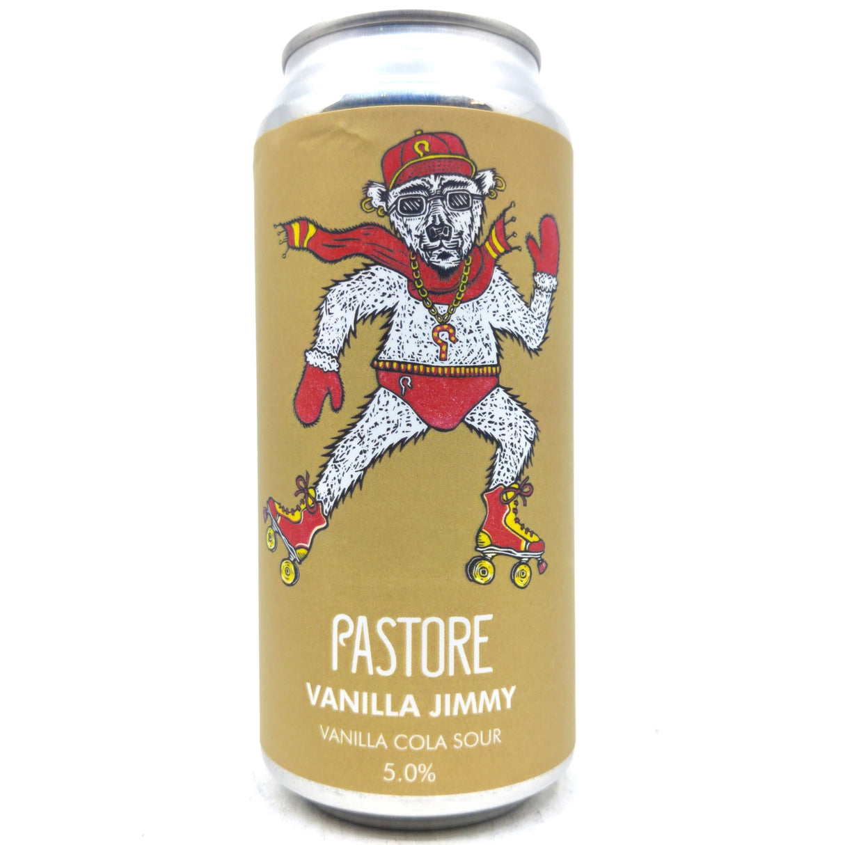 Pastore Vanilla Jimmy Sour 5% (440ml can)-Hop Burns & Black