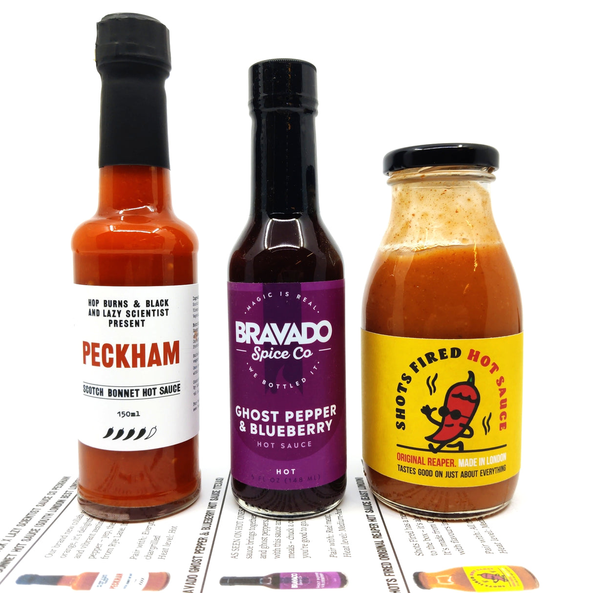 12 month bi-monthly (6 boxes) pre-paid Burns Box GIFT hot sauce subscription-Hop Burns & Black