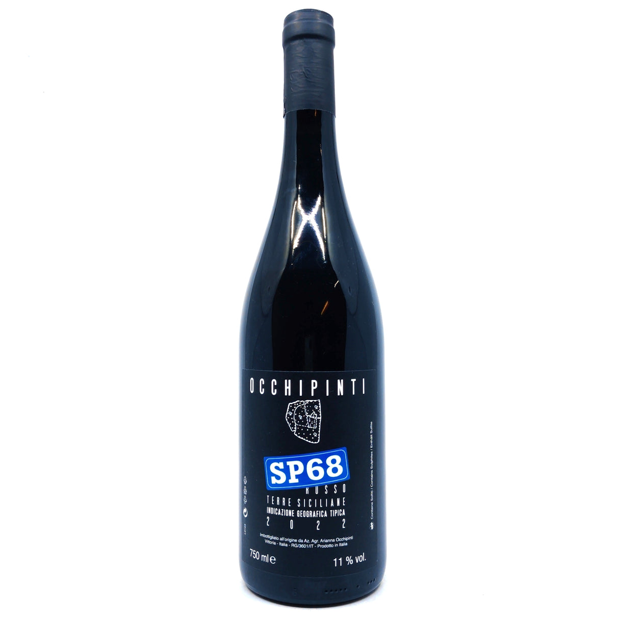 Arianna Occhipinti SP68 Rosso 2022 11% (750ml)-Hop Burns & Black