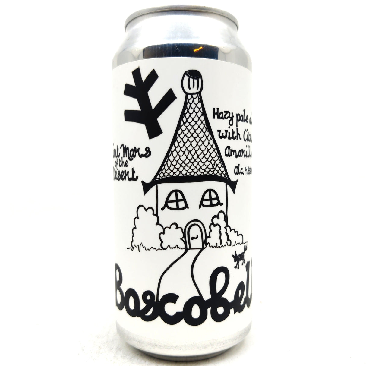 St Mars Of The Desert Boscobelle NE Pale Ale 4.8% (440ml can)-Hop Burns & Black