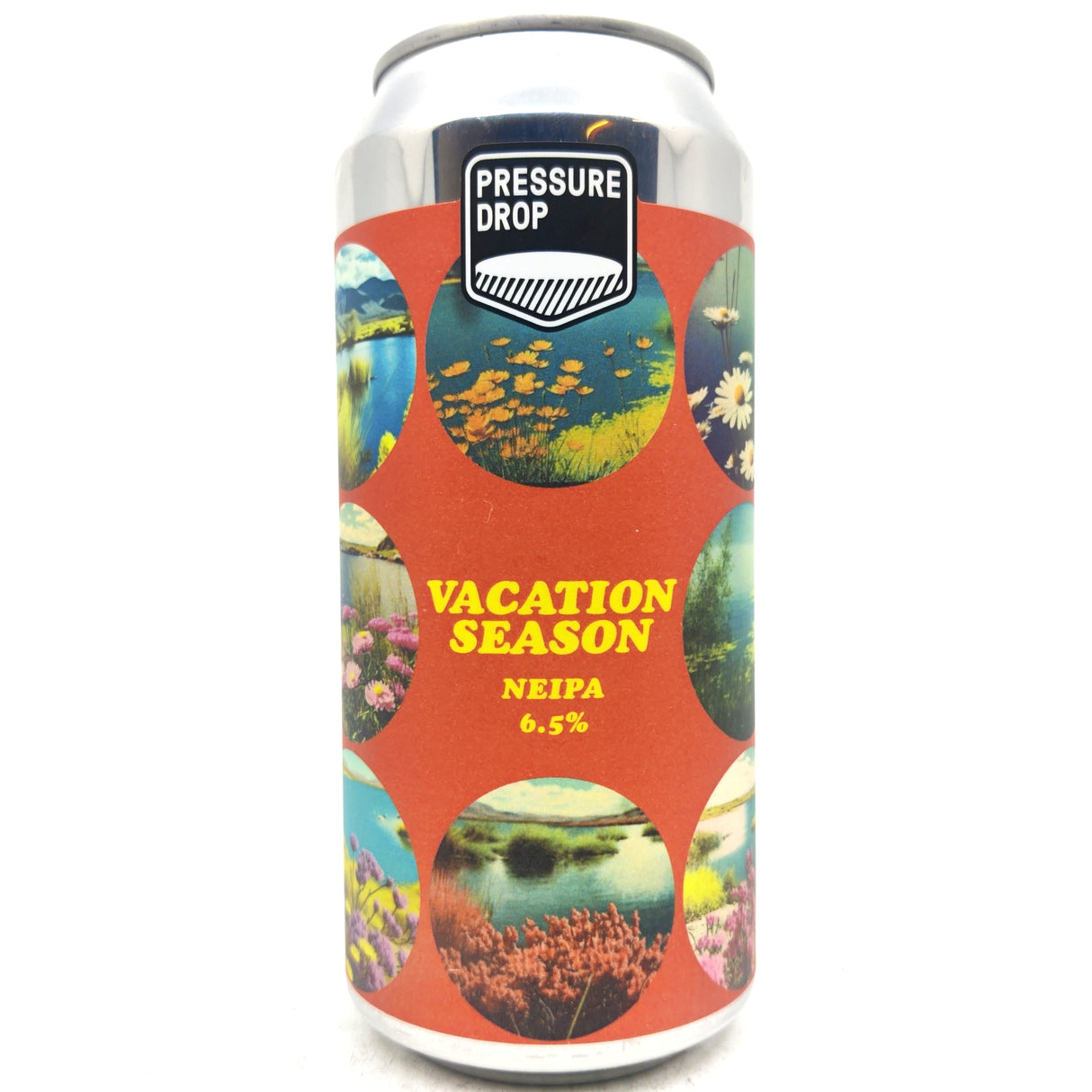 Pressure Drop Vacation Season New England IPA 6.5% (440ml can)-Hop Burns & Black