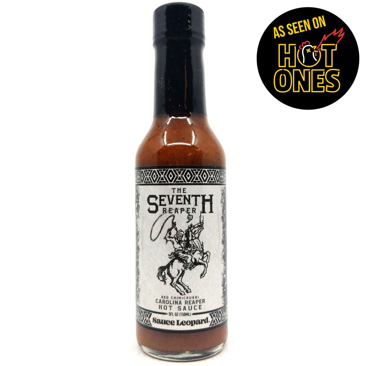 Sauce Leopard The Seventh Reaper Hot Sauce (148g)-Hop Burns & Black