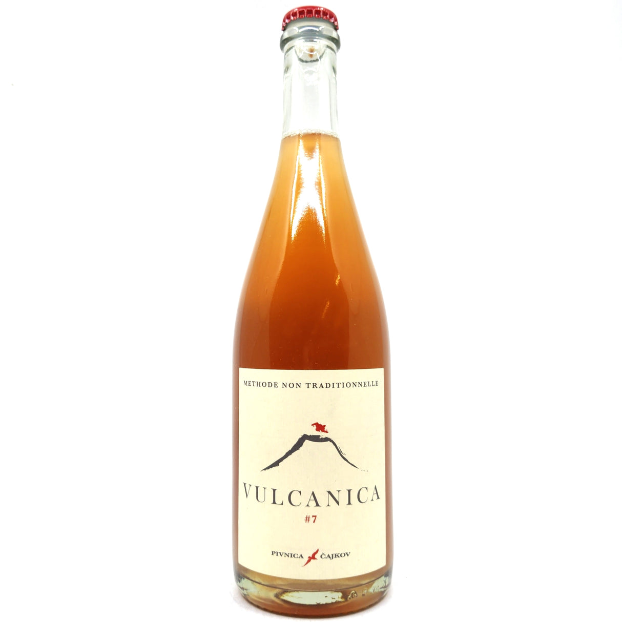 Pivnica Cajkov Vulcanica #7 Orange Pet Nat (750ml)-Hop Burns & Black