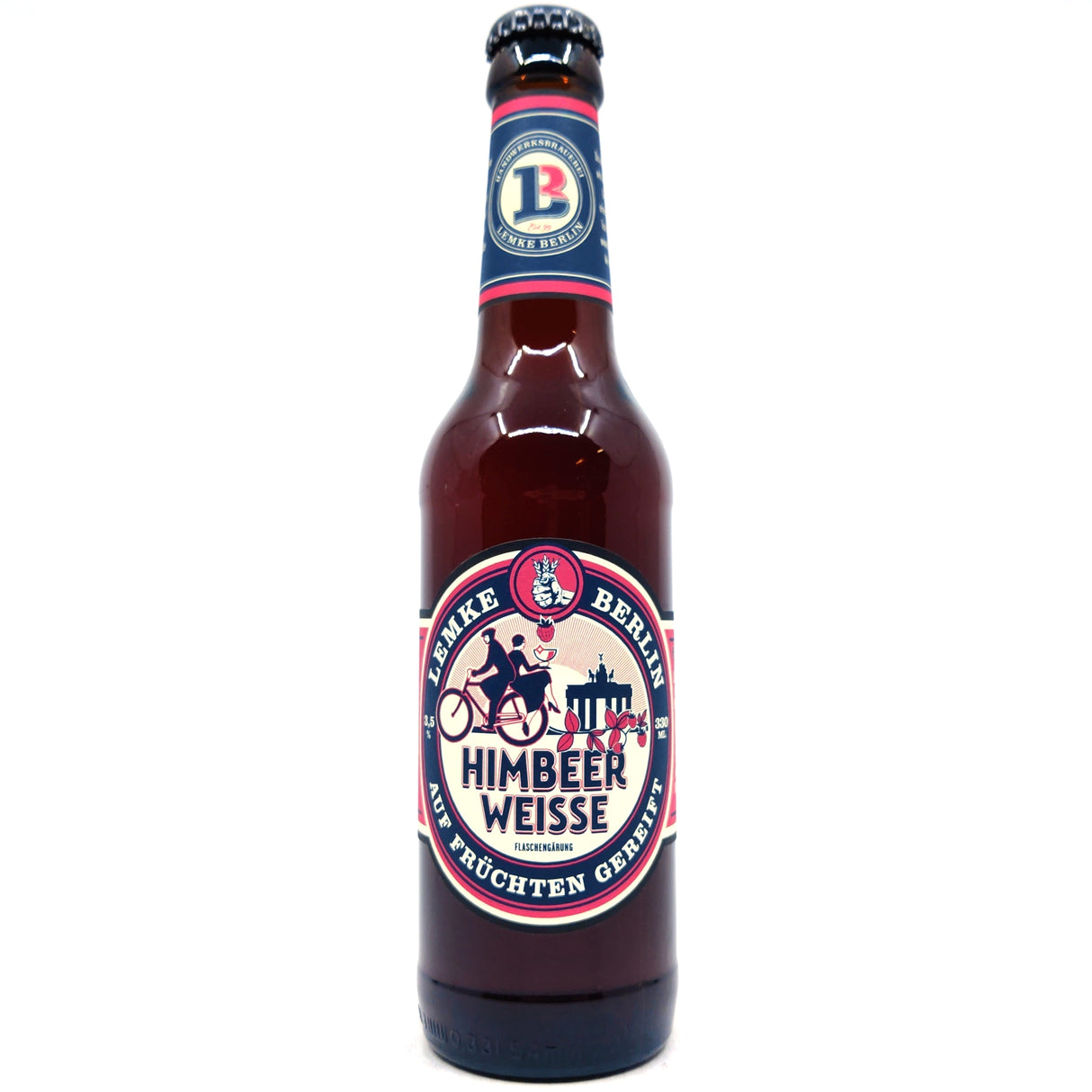 Lemke Berlin Himbeer Weisse 3.5% (330ml)-Hop Burns & Black