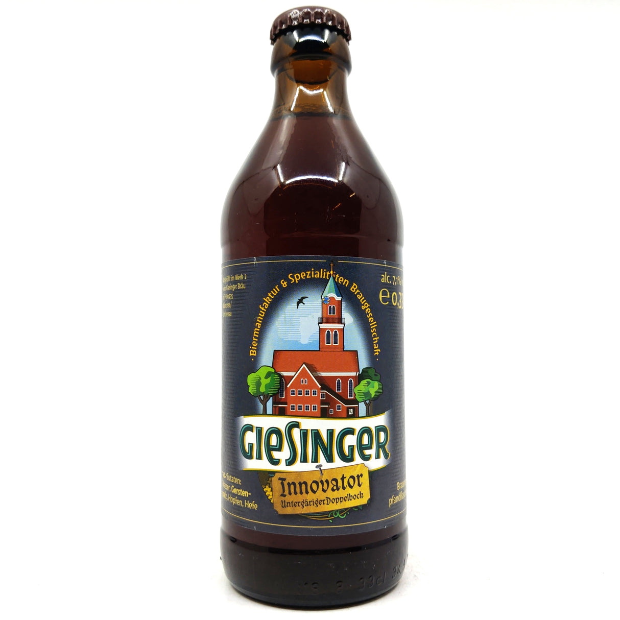 Giesinger Innovator Starkbier 7.3% (330ml)-Hop Burns & Black
