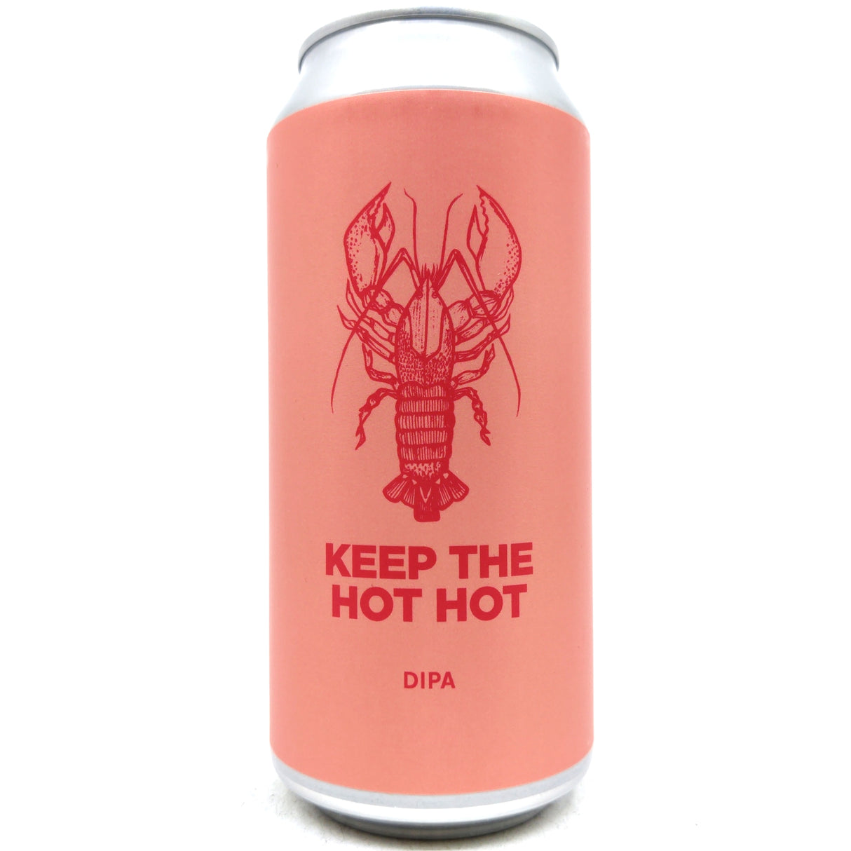Pomona Island Keep the Hot Hot Double IPA 8% (440ml can)-Hop Burns & Black