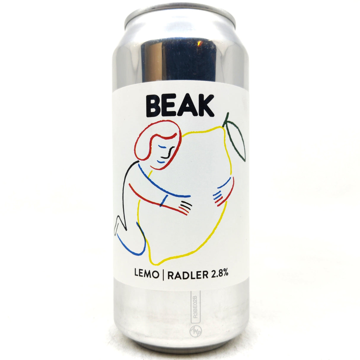 Beak Brewery Lemo Radler 2.8% (440ml can)-Hop Burns & Black