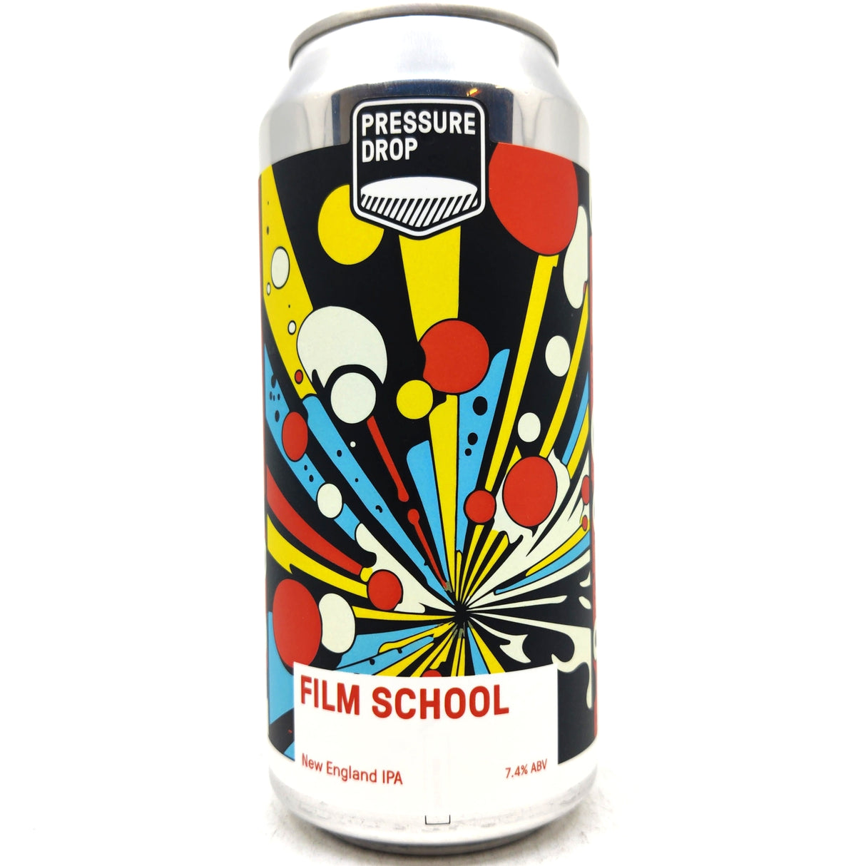 Pressure Drop Film School New England IPA 7.4% (440ml can)-Hop Burns & Black