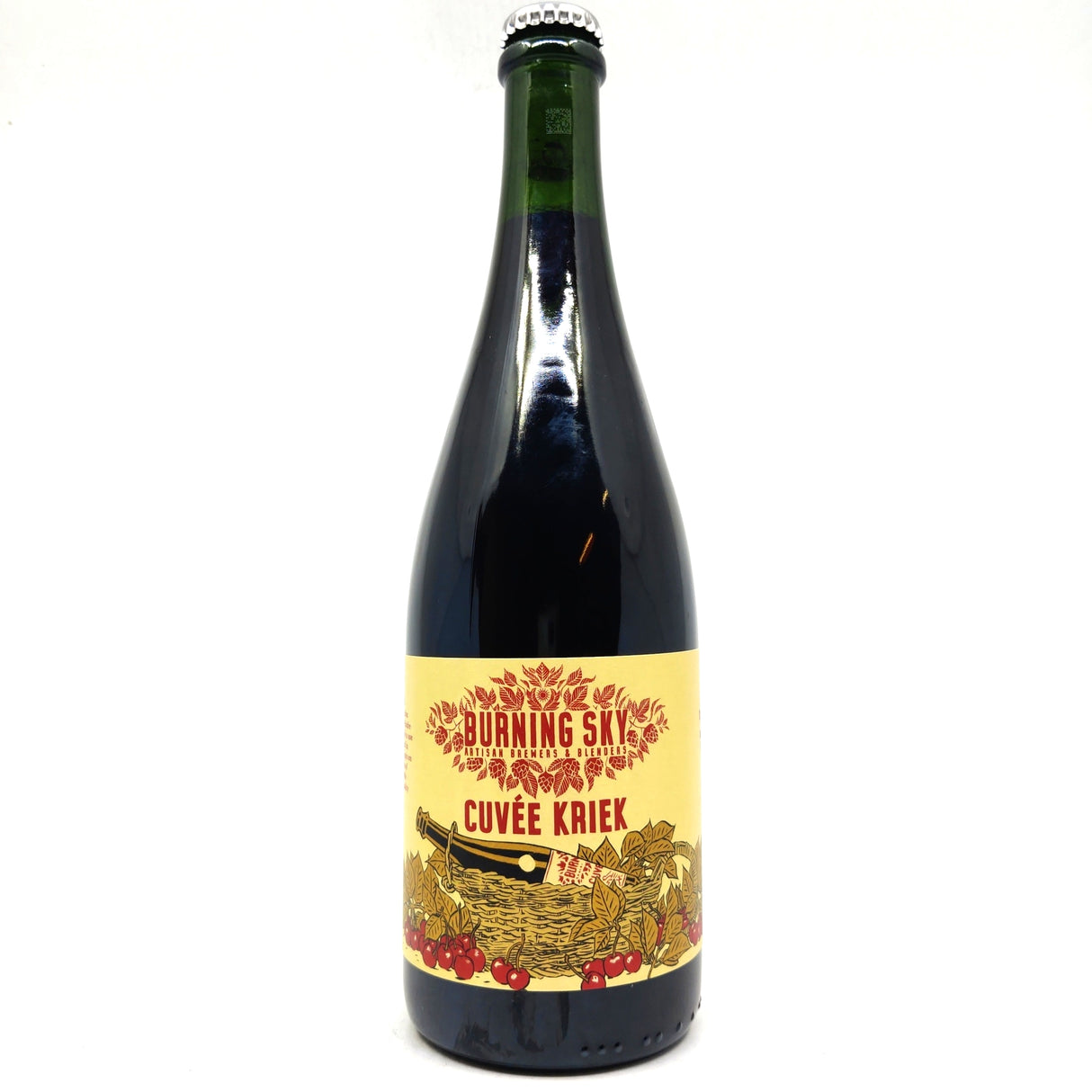 Burning Sky Cuvee Kriek 6.5% (750ml)-Hop Burns & Black