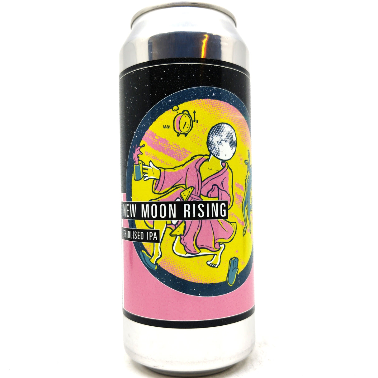 Makemake New Moon Rising IPA 6% (440ml can)-Hop Burns & Black