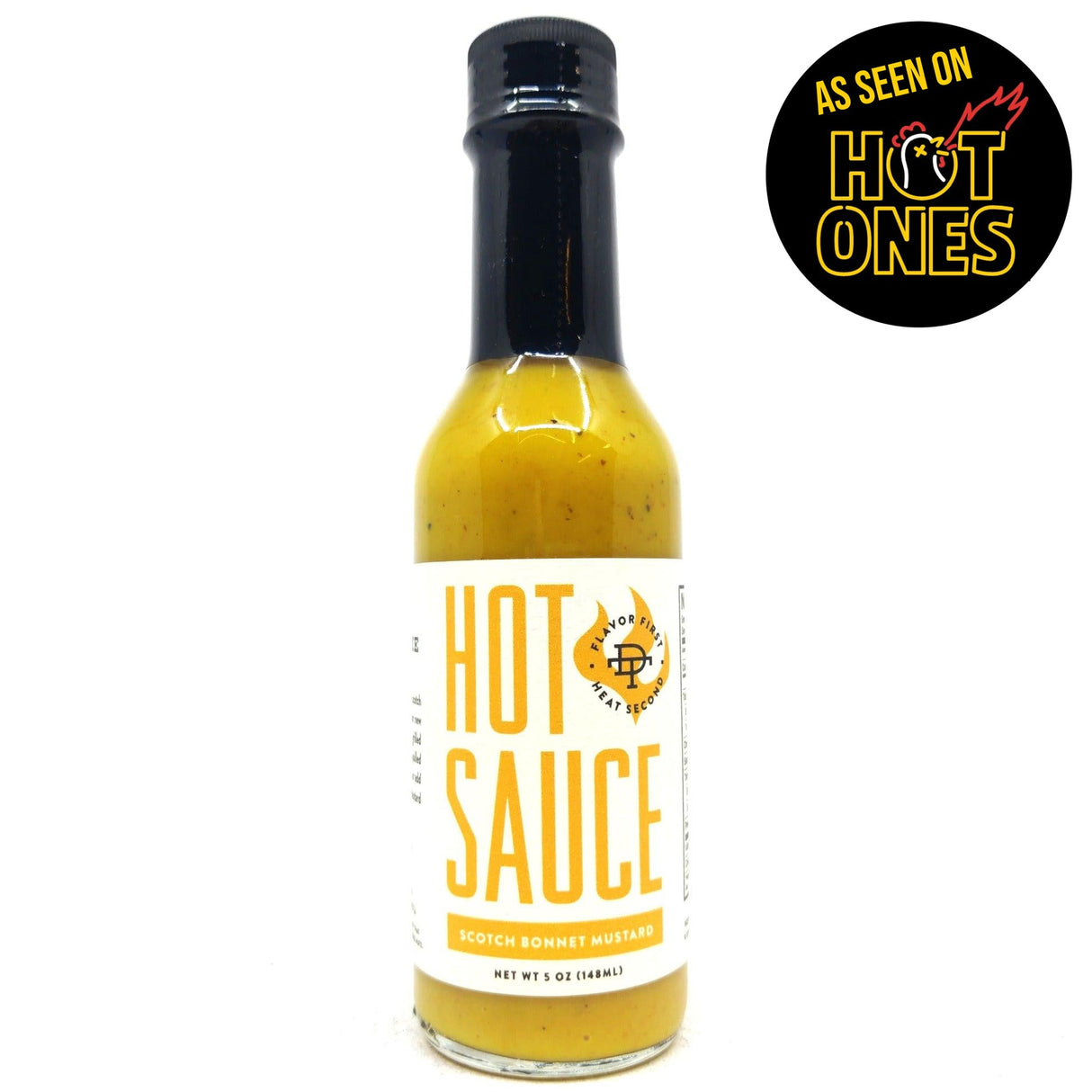 Double Take Scotch Bonnet Mustard Hot Sauce (148ml)-Hop Burns & Black