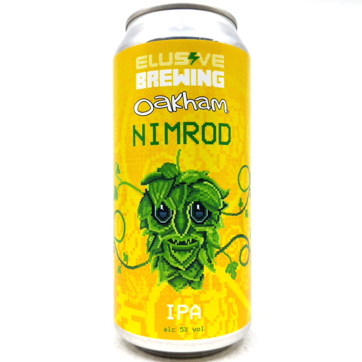 Elusive Brewing x Oakham Nimrod IPA 5.8% (440ml can)-Hop Burns & Black
