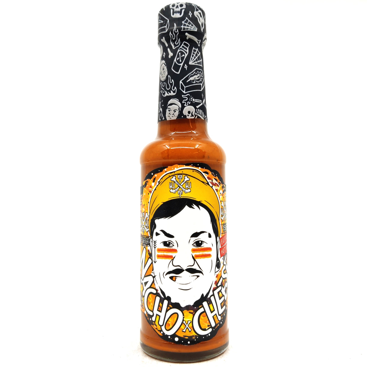 Tubby Tom's Nacho Cheese Special Edition Buffalo Hot Sauce (150g)-Hop Burns & Black