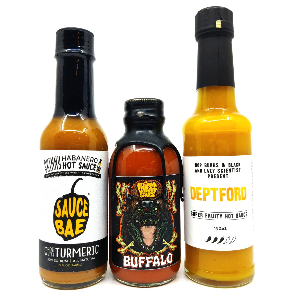 12 month bi-monthly (6 boxes) pre-paid Burns Box GIFT hot sauce subscription-Hop Burns & Black