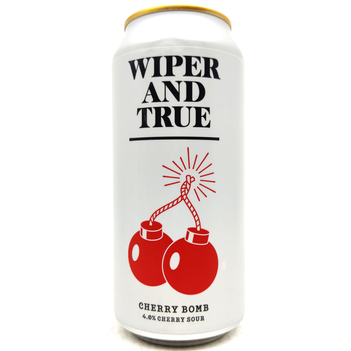 Wiper & True Cherry Bomb Cherry Sour 4% (440ml can)-Hop Burns & Black