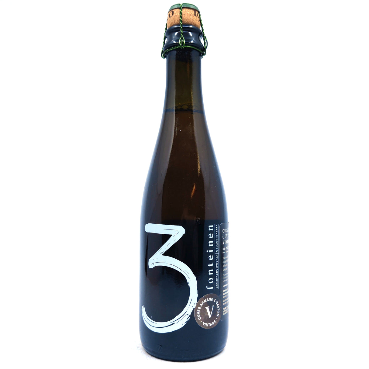 3 Fonteinen Oude Geuze Cuvee Armand & Gaston Vintage 2019 7% (375ml)-Hop Burns & Black