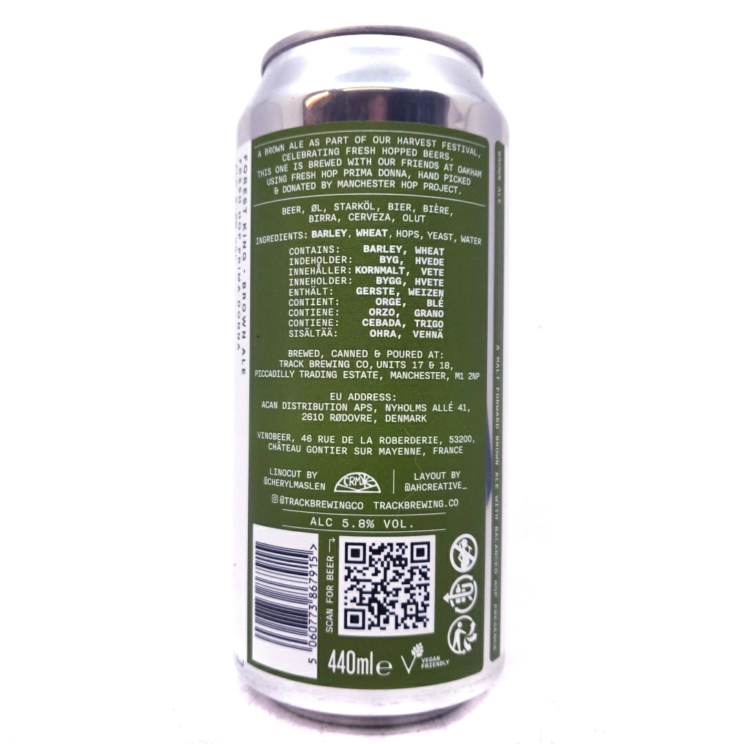 Track x Oakham Ales Forest King Fresh Hop Brown Ale 5.8% (440ml can)