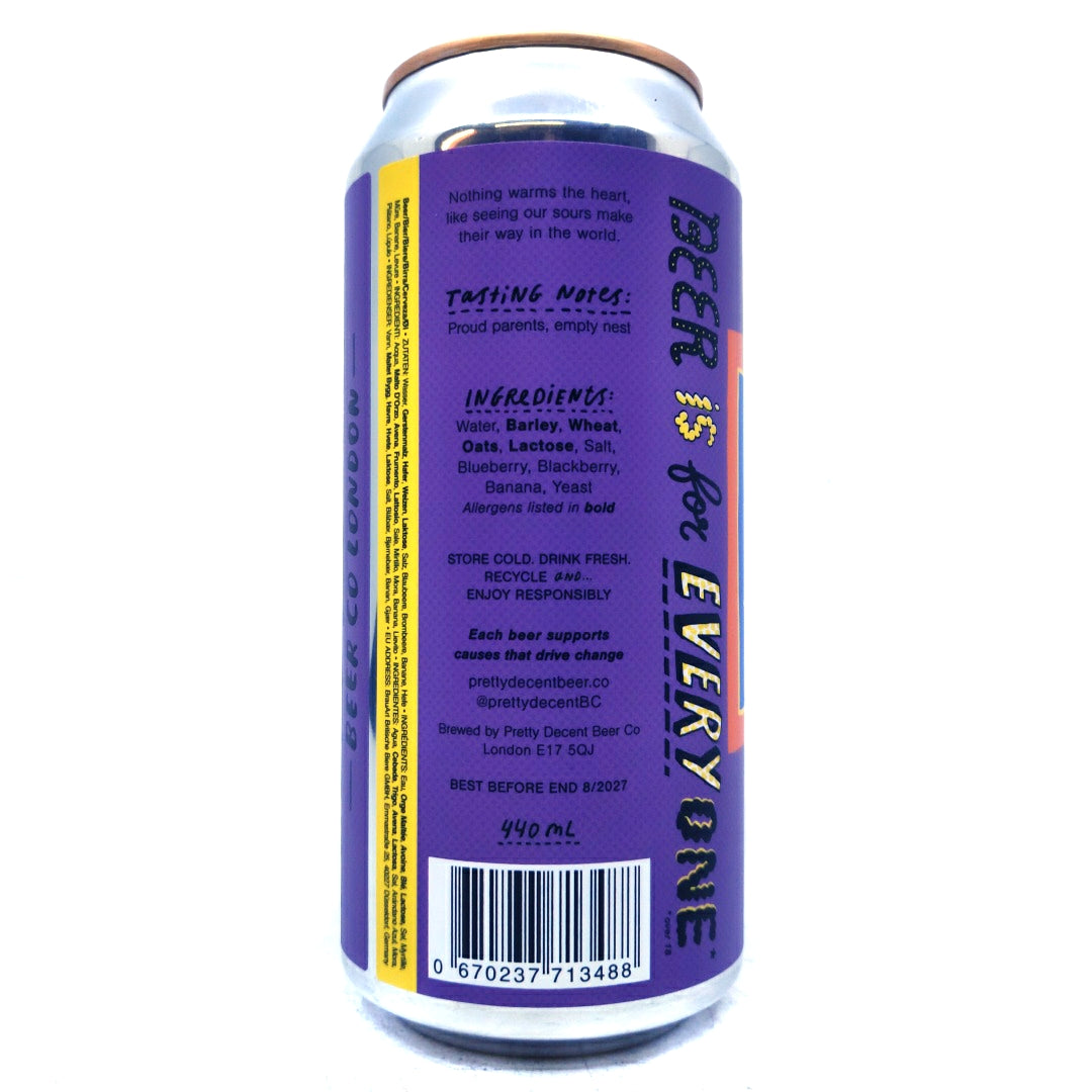 Pretty Decent My Sour Is An Honor Student At... Blackberry & Blueberry Sour 5.5% (440ml can)