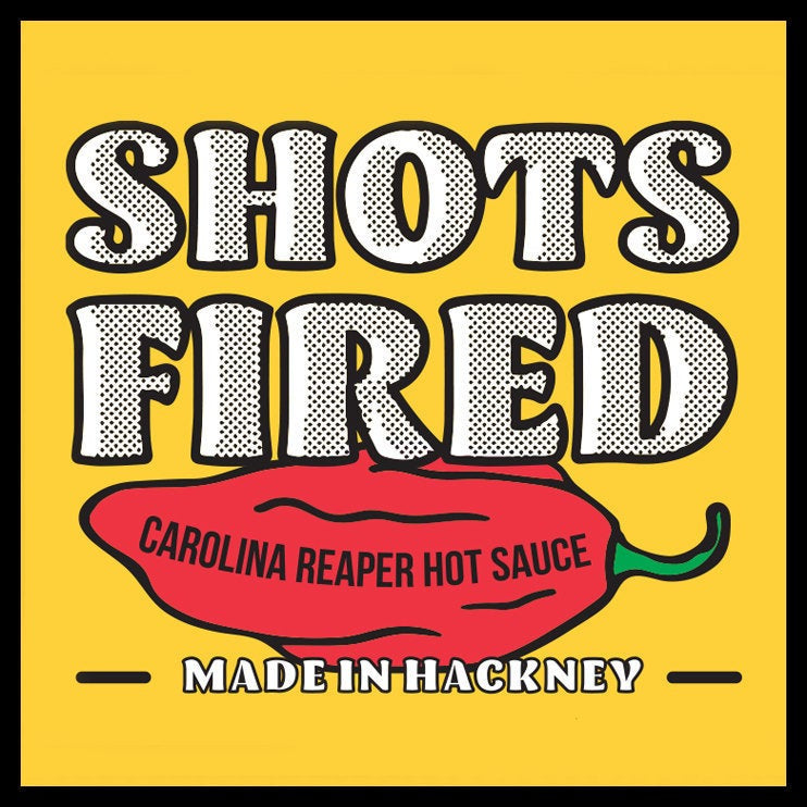 Shots Fired Original Reaper Hot Sauce (250ml)-Hop Burns & Black