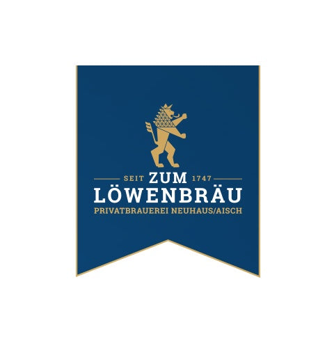 Zum Lowenbrau 1747 Original Helles Lagerbier 4.9% (500ml)-Hop Burns & Black