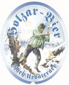 Hirschbrau Hoss Holzar-Bier Export Lager 5.2% (330ml)-Hop Burns & Black