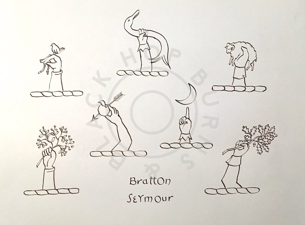 Gimlet Bar Bratton Seymour Cider Farmhouse Blend 2023 4% (750ml)-Hop Burns & Black