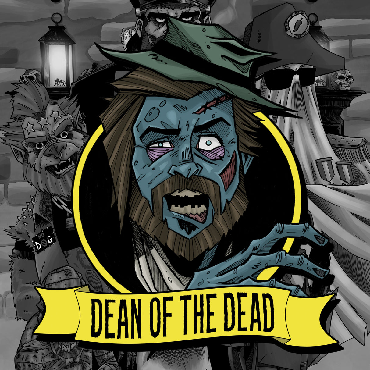 Dean Of The Dead Stake Your Breath Away Hot Sauce (150ml)-Hop Burns & Black